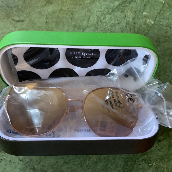 Kate Spade 60mm Cat Eye Sunglasses Rose Gold main image 6